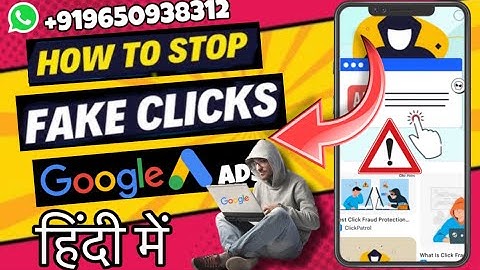 How to Stop Fake Click in Google Search Ads | Stop Click Fraud in Google Ads in 2025  हिन्दी
