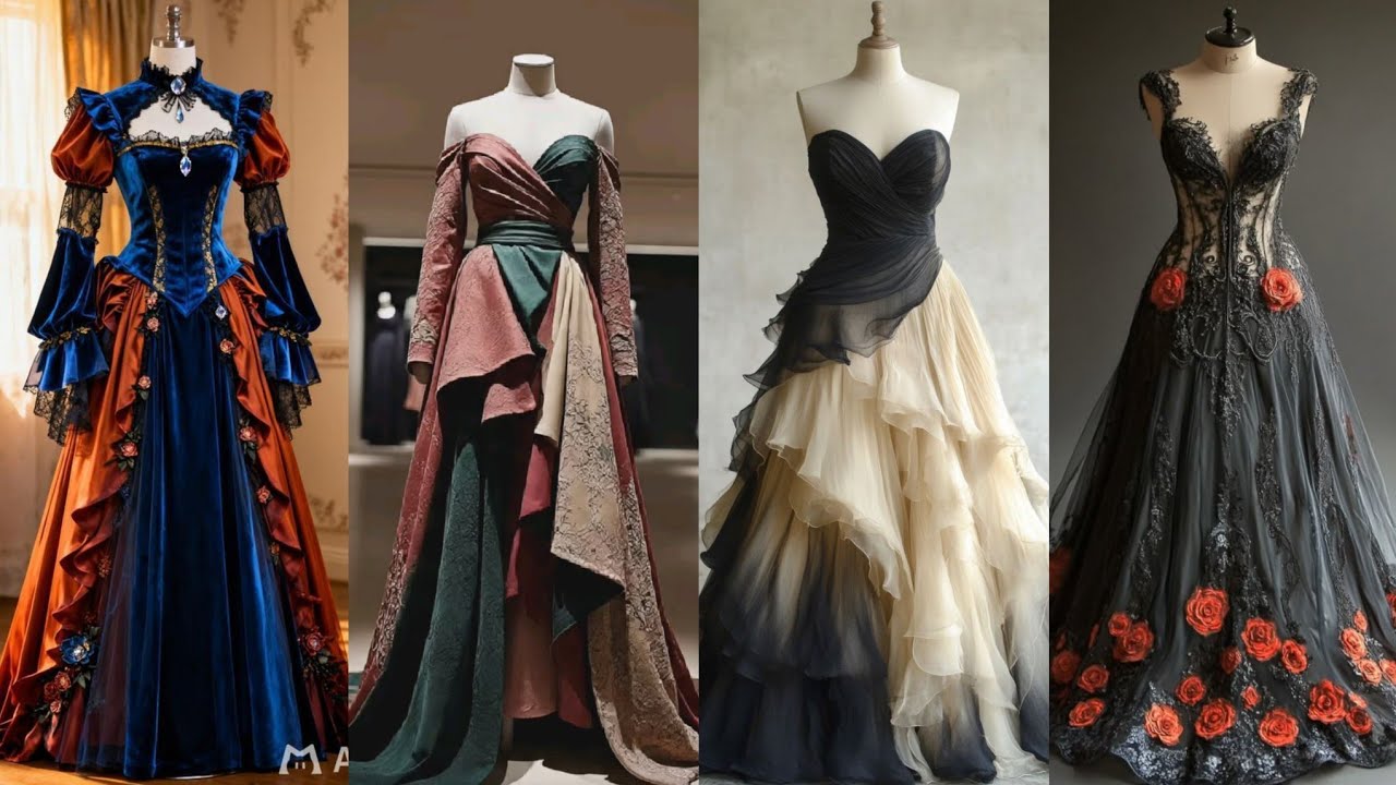 Волшебные платья для выпускного бала в стиле фей 2025 года / Коллекция средневековых и фантастиче...