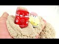 The ABC Song for Children Learn Colorful Disney Pixar Cars Lightning McQueen Kinetic Sand