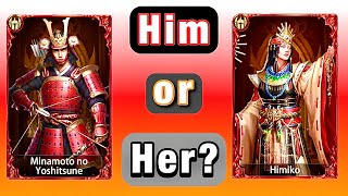 A Trick Question on comparing Generals: Minamoto v Himiko