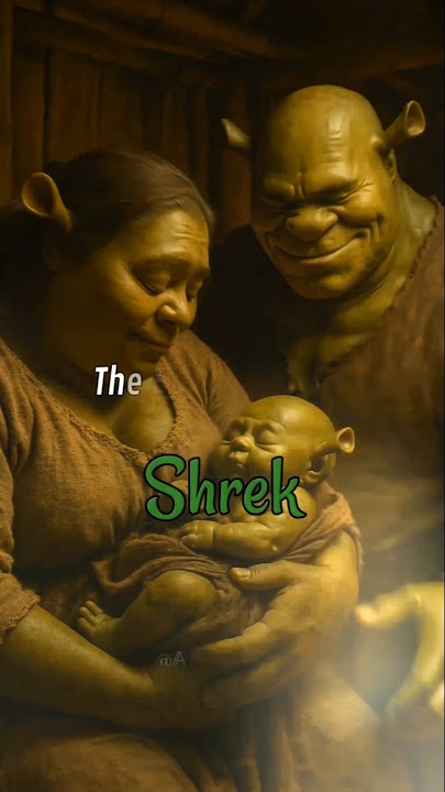 Evolution of Shrek #shrek #donkey #fiona #pussinboots #evolution