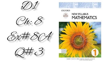 Exercise 8A Question #3 complete parts Oxford NSM ||Percentages|| D1 Math Solutions chapter 8 | Mk |