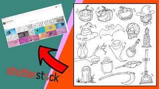 Inspiration Vector Set For Shutterstock | Halloween Edition screenshot 2