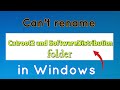 Can't rename Catroot2 and SoftwareDistribution folder in Windows Fix