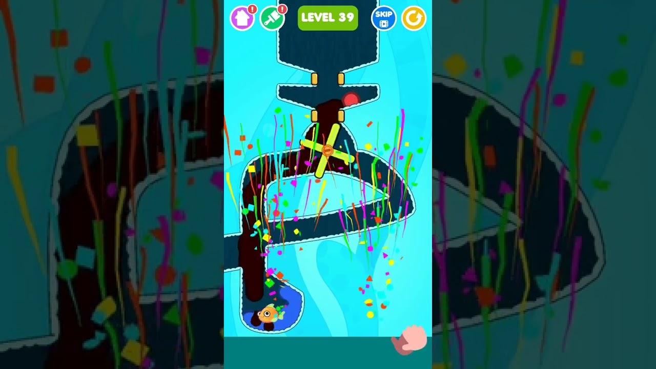 Save The Fish Gameplay Level 39 Shorts Solution and Answer