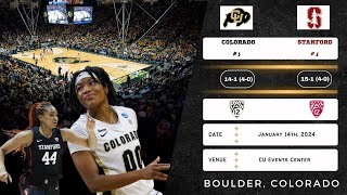 No. 5 Colorado vs No. 8 Stanford | Pac-12 | 1.14.24