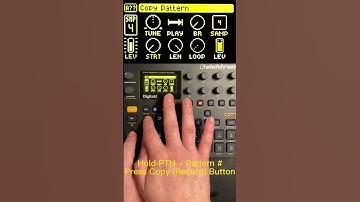 How to Copy & Paste Patterns on a Digitakt, Digitone, or Syntakt  [That’s Dope!!] #3 | #shorts