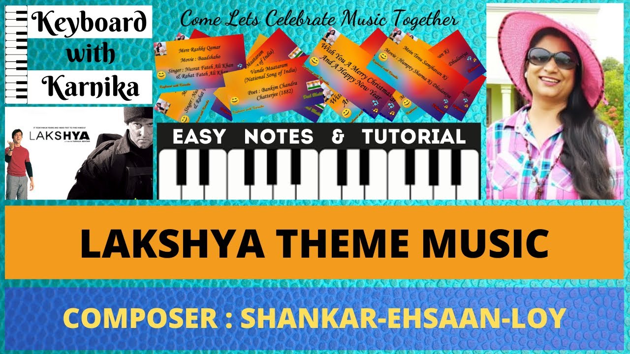 LAKSHYA THEME SONG PIANO KEYBOARD EASY TUTORIAL NOTES 