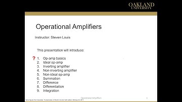 Operational Amplifiers