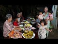Peaceful and delicious dinner of countryside family - Sreypov life show
