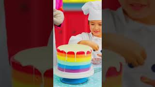 Los Niños Cocinan Un Pastel De Nata | Los Niños Juegan A Fingir ⛑ Kidibli #Shorts