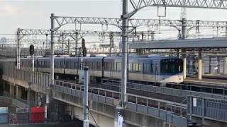 ◆スカイブルーとオレンジ色の車輌　阪神電車　尼崎駅◆