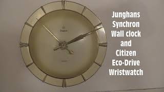 Junghans Synchron Wall Clock - Seinäkello - दीवार की घडी - 220 V 50 Hz
