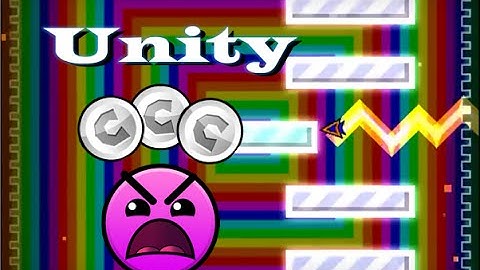 Geometry Dash - Unity by TriAxis and FunnyGame - All 3 Coins