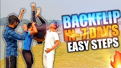 how to do a backflip / backflip tutorial in Hindi part 4 / how to do a backflip 2022💪| tubu Michael