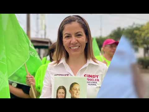 CINDY WINKLER. CANDIDATA DEL PARTIDO VERDE ECOLOGISTA.