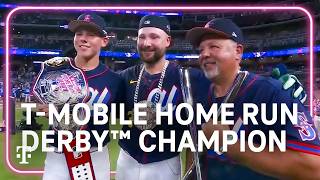 Cal Raleigh's family watches him win the T-Mobile Home Run Derby™ | T-Mobile