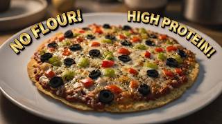 🍕No Flour Keto Pizza In Minutes - High Protein, Low Carb & Gluten Free🍕