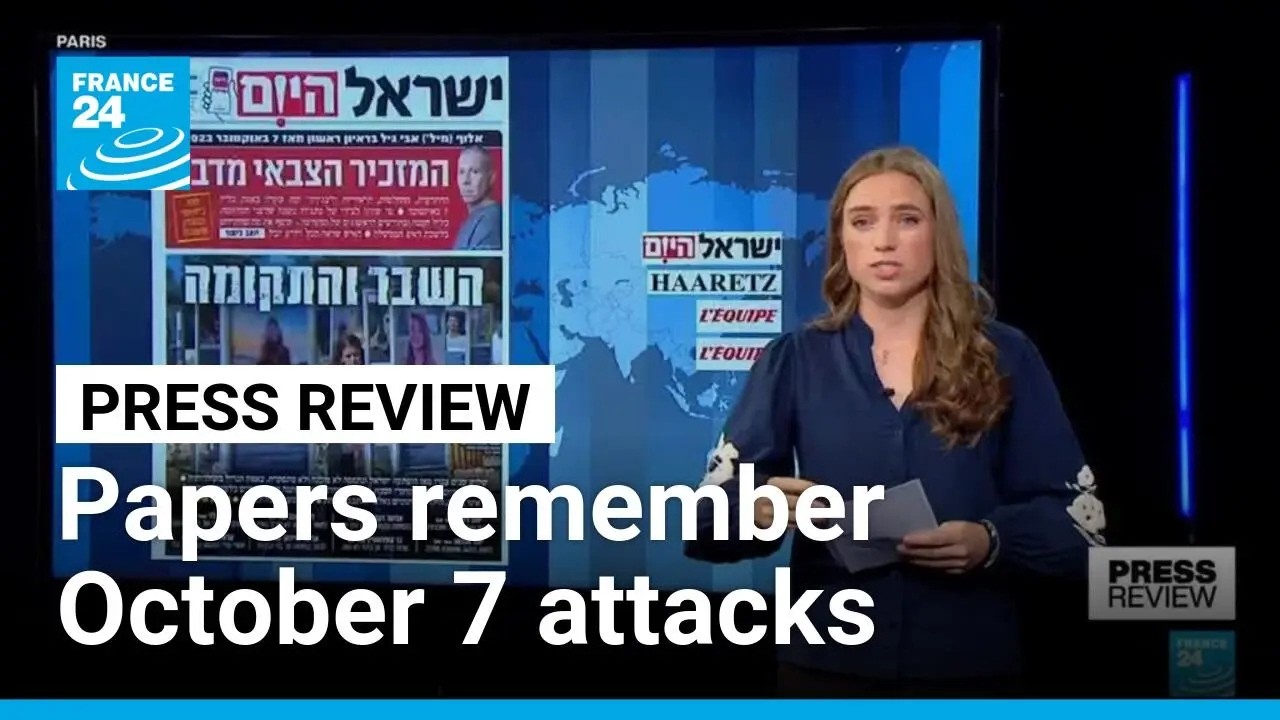 Israeli papers commemorate October 7th attacks, three years on • FRANCE 24 English