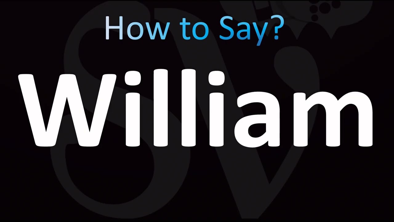 Как правильно произносить имя Уильям (ПРАВИЛЬНО!)