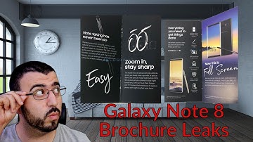 Official Galaxy Note 8 Brochure Leaks Last Details