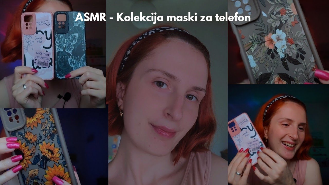 ASMR - Kolekcija maski za telefon 💤✨ (mnogo tapkanja, šapat)