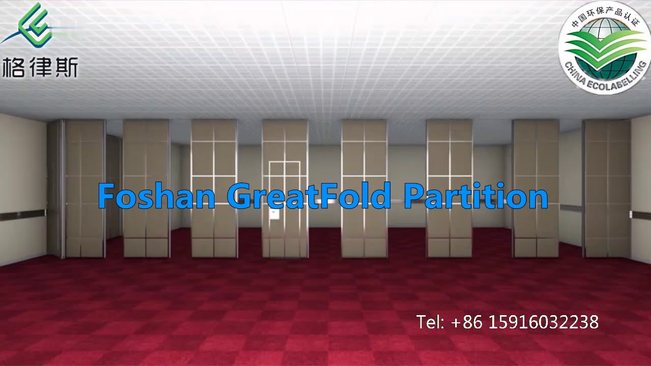 Movable Folding Sliding Operable Partition Wall System Manufacturer