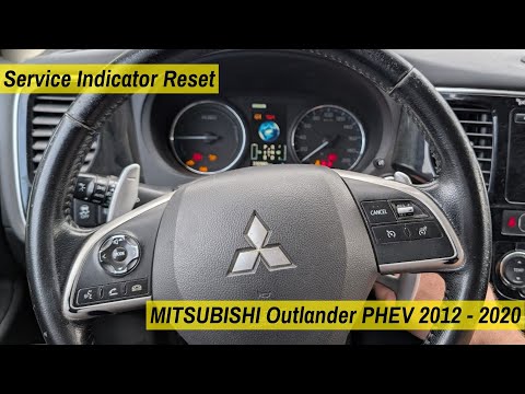 How to Reset Service Indicator – Mitsubishi Outlander PHEV (2012–2020)