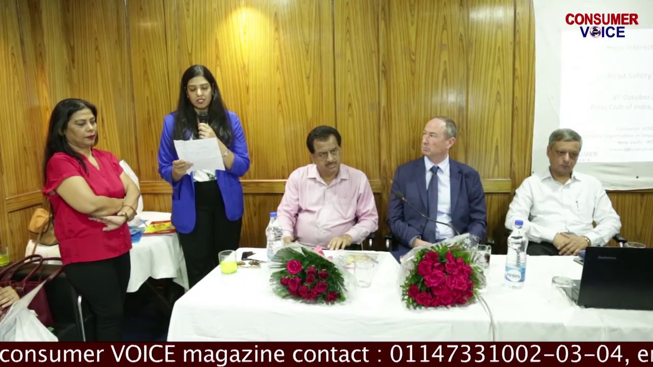Press Interaction Meet  on Importance of Road Safety and MVA bill 2017