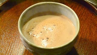 粉から練る、美味しいココアの作り方　　How to make home-made cocoa