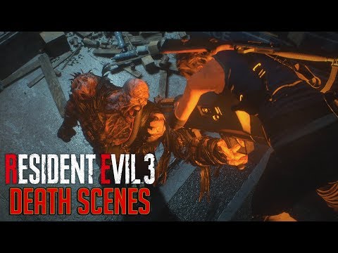 Resident Evil 3 Remake - Death Scenes