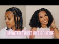 MY UPDATED TWIST OUT ROUTINE | STRETCHED TWISTS WITHOUT HEAT | LENGTH AND VOLUME!