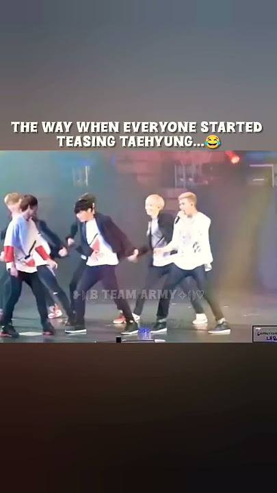 Everyone started teasing Taehyung#kimtaehyung#tae#thv#bts#the#way#when#everyone#funnyshorts#shorts