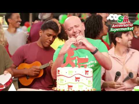 Publicidade aniversário Supermarket