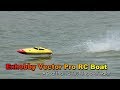 This RC Boat Flies over water Vector Pro Brushless RC Boat 4S Power