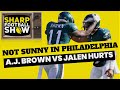 A.J. Brown vs Jalen Hurts | Why is A.J. Brown not getting the ball?