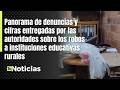 Cifras entregadas por autoridades sobre los robos a escuelas rurales - Teleantioquia Noticias