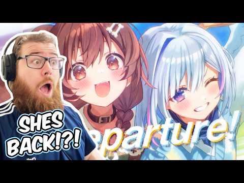 Korone & Kanata "Departure" (Cover) | Laverick Reacts