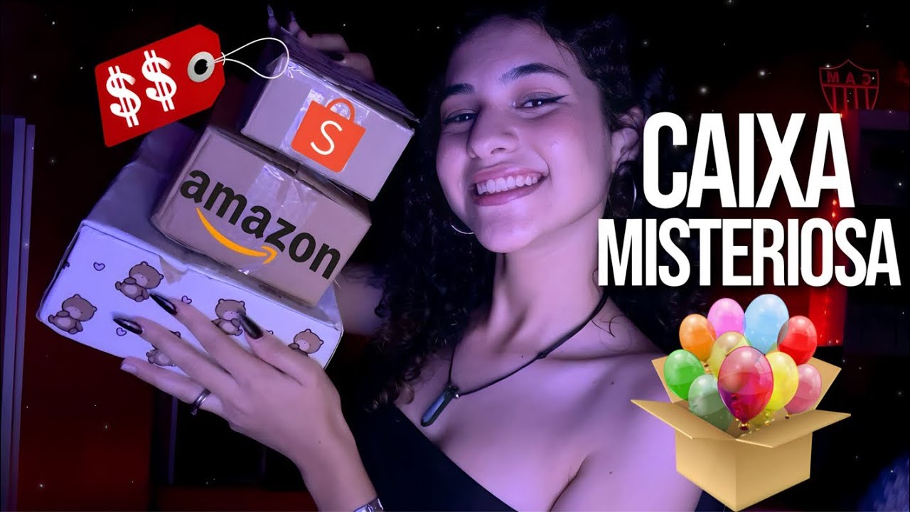 ASMR ABRINDO CAIXAS MISTÉRIOSAS DA SHOPEE 🎁