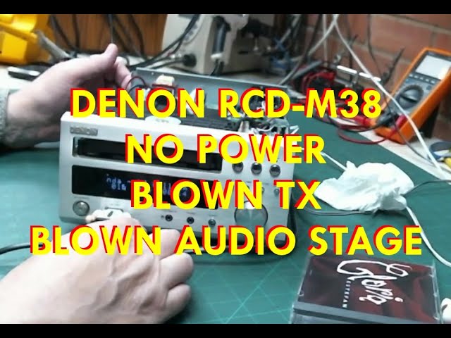 DENON デノン RCD-M38 メンテナンス済み DENON（デノン） DENON RCD-M38 〓 12年製 デノンのCD,USBレシーバー