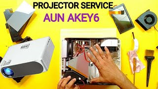 How to clean a projector | AUN AKEY 6 Projector Cleaning Process in Detail