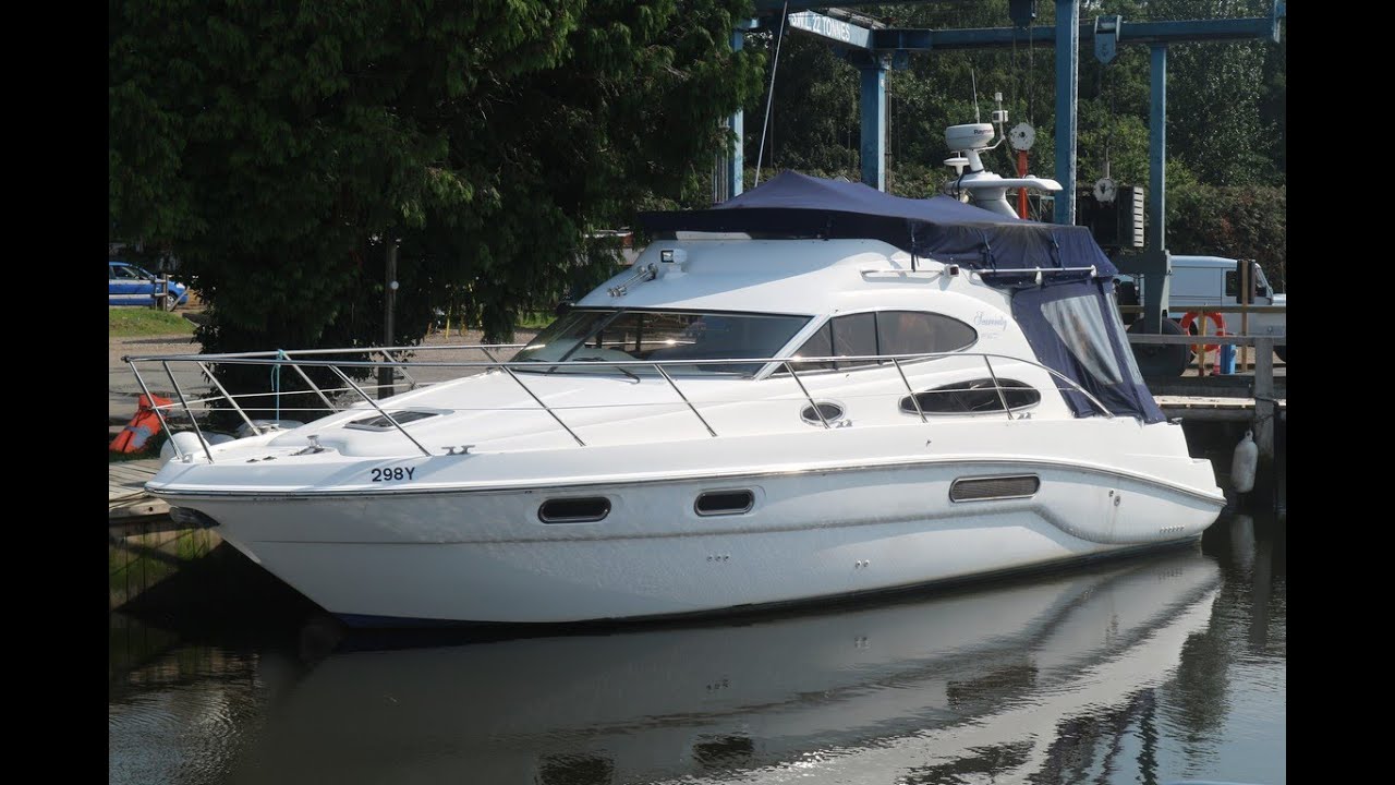Sealine F37 'Searenity' for sale at Norfolk Yacht Agency