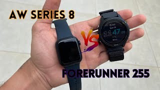 Apple Watch SERIES 8 vs Garmin FORERUNNER 255 | Primeiro teste