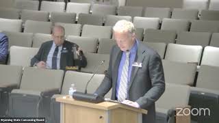 Wyoming State Canvassing Board Meeting, August 24, 2022
