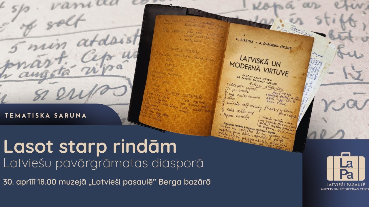 Pētnieču saruna par latviešu pavārgrāmatām diasporā