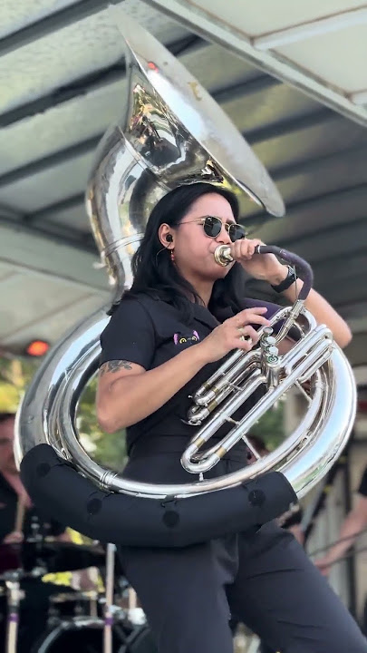 That Sousaphone be hitting ЁЯО╢ #brassband #brassplayer #sousaphone #brassinstruments #music #band