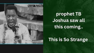 Here is a video of Late prophet TB Joshua speaking about his Persecution