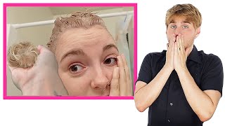 Hairdresser Reacts To Bleaching Hair Till It Falls Out! by Brad Mondo 99,568 views 6 hours ago 21 minutes