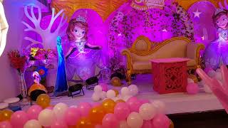 Sofia The Princess Theme for Baby Girl First Birthday