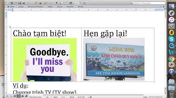 Chào tạm biệt! Hẹn gặp lại!